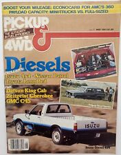 Pickup Van  4wd Magazine-may 1981 Diesels Exclusive Isuzu Toyota 4x4