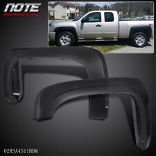 4pcs For 07-14 Chevy Silverado Regext Cab Factory Style Wheel Fender Flares