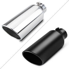 Diesel Exhaust Tip 4 Inlet 7 Outlet 18 Long Rolled Edge Angle