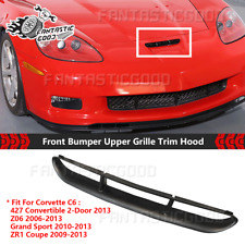 For Corvette C6 06-13 Gsz06zr1 Front Bumper Upper Grille Trim Hood Replacement