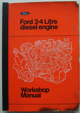 Original Ford 2.4 Diesel Engine Workshop Manual For 1971-75 Transit Van