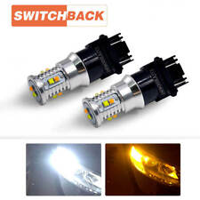 3157 Switchback Led Turn Signal Lights Bulb For Ford F-150 1990-2014 Amber White