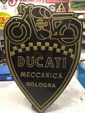 Ducati Shield Embossed Sign Ec0008 Parts Accessories