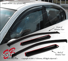 For 2006-2009 Dodge Ram 2500 Mega Cab Smoke Window Visor Rain Guard 4pcs Set