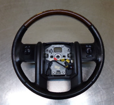 Ford F250 Superduty F-350 Black Leather Wood Steering Wheel 08-16 F-250