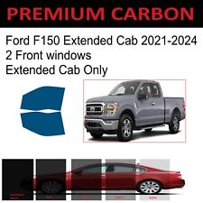 Premium Carbon Window Tint Fits Ford F150 2021-2024 Ex Cab Precut Window Tint 2f