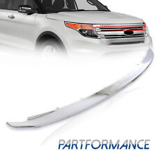 Chrome Front Upper Grille Trim Molding For 2011-2015 Ford Explorer Bb5z8200aa