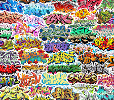 2550 Graffiti Art Sticker Pack - Waterproof Vinyl - Hip-hop B-boy Rap 80s