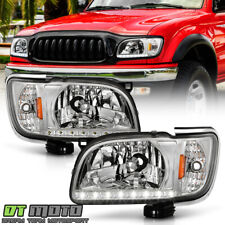 For 2001-2004 Toyota Tacoma Led Drl Headlights Built In Corner Lights Leftright