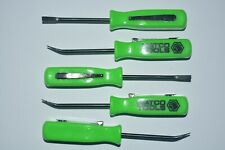 Matco Tools Promotional Mini Pocket Clip Pry Bar Green Handle Small New Tool 5pc