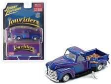 Johnny Lightning 164 Lowriders 1950 Chevrolet Pickup With Figure Blue