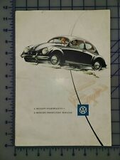 1956 Volkswagen Beetle Brochure