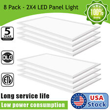 Led Ceiling Panel Light 8 Pack 75w 2x4 Ft Recessed Lowest Price Led Panel Lights