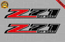 Z71 Off Road Decal Set Fits 2014- 2018 Chevy Silverado Vinyl Sticker Redblack