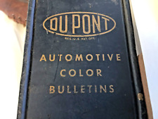 Dupont Color Chart Book 1950s 1960s 100s Of Pages With Large Foreign Book