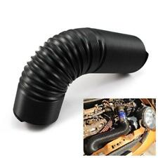 76mm 3 Universal Car Cold Air Intake Inlet Pipe Flexible Duct Tube Hose Black