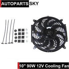 Universal 10 Inch 90w 12v Electric Radiator Cooling Slim Fan Push Pull Mount Kit