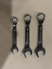 Craftsman Pre-owned Highly Polished Stubby Combination Wrench. U Pick Size.
