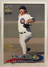 1999 Paramount - Holo-silver - Rod Beck - 46 - Chicago Cubs - Nrmt-mt