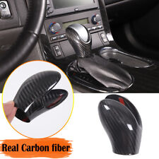 Real Carbon Fiber Car Gear Shift Knob Cover Head Trim For Corvette C6 2005-2013