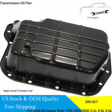 Transmission Pan W Drain Plug For 46re Trans. 5.9l Dodge Ram 1500 2500 3500 Van
