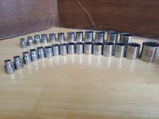 Craftsman Easy Read 38 Drive 13 Pc Us 14-1 And Metric 15 Pieces Socket Set