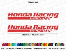X2 Honda Racing Hpd Logo Decals Cbr Grom S2000 Civic Integra Rsx Accord Fit Crz