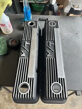 Used Mickey Thompson Small Block Chevy Valve Covers Black Krinkle