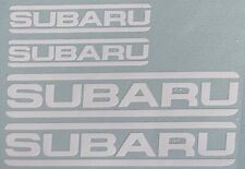 Decal For Subaru 4 Pot2 Pot Caliper Decal White