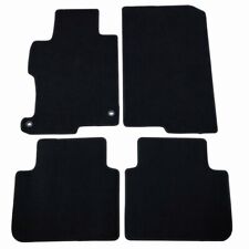 For 13-17 Honda Accord Sedan Black Nylon Floor Mats Carpet Anti-slip 4pcs Set