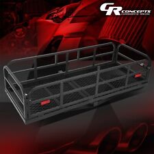Collapsible Mild Steel 2 Receiver Tow Hitch Cargo Rack Carrier Basketpin Clip