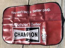 Vintage Champion Spark Plugs Fender Cover Protector Garage Chevy Ford Dodge