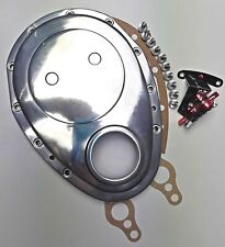 Small Block Chevy Polished Aluminum Timing Chain Cover Tab Sbc 350 305 400 327