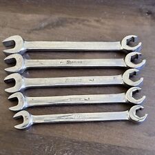 Snap-on Usa Rxs605b 5 Piece Set 38 To 58 Sae Flare Nut Open-end Wrench Set