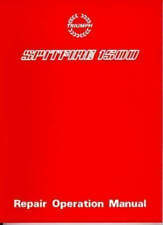 1973-80 Triumph Spitfire 1500 Shop Manual Service Repair Book Workshop New