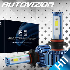 Autovizion H11 H8 H9 388w Led Headlight Kit Cree 38800lm 6000k Low Beam Bulbs