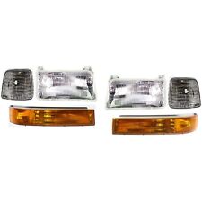 Headlight Kit For 1992-1996 Ford F-150 Driver And Passenger Side With Bulbs
