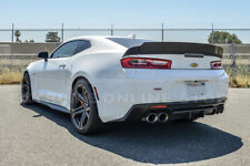 1le Extended Black Rear Trunk Lid Wickerbill Spoiler For 16-up Chevrolet Camaro