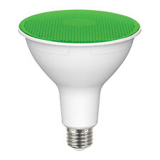 Satco S29481 Green Led Par38 Bulb 11.5w 100w 120v Medium E26 Dimmable Wet Rated