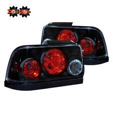 Rear Altezza Tail Light Clear Lens Black Housing Red For 93-97 Toyota Corolla