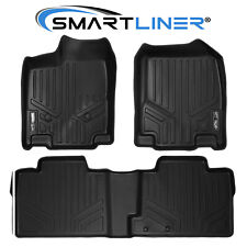 Smartliner 11-14 Ford Edge 11-15 Lincoln Mkx Custom Floor Mats Liner Set Black