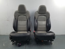 2012 Chevy Corvette C6 Grand Sport Power Heated Leather Seat Set 4617 Z6