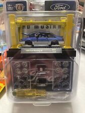 2024 M2 Machines 164 Model Kit 1988 Ford Mustang Gt Blue Foxbody R65