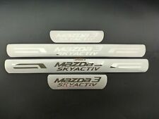 For Mazda 3 2024 Car Accessories Stainless Steel Door Sill Protector Scuff Plate