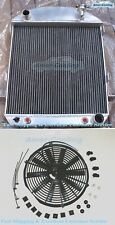 3row Aluminum Radiator 16 Fan For 1917-1923 Ford Model T Bucket Chevy Engine