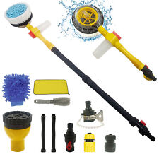 Chenille Car Wash Brush Cleaning Mop Auto Spin Extendable Long Handle Cleaning