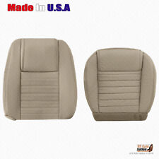2005 2006 2007 2008 2009 Ford Mustang Driver Bottom-top Leather Seat Cover Tan