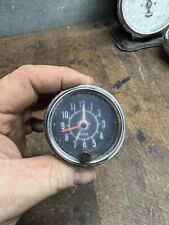Vintage Old Borg Instruments Car Dash Electric Time Clock Auto Accessory Parts