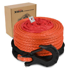 X-bull Dyneema Synthetic Winch Rope With Hook 38 X 100ft 23809 Lbs Recovery