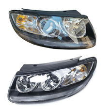 Pair Fit 2007-2012 Hyundai Santa Fe Leftright Headlights Headlamps Assembly New
